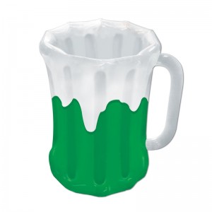 The Beistle Company 24 Can Inflatable Beer Mug Cooler TBCY5159